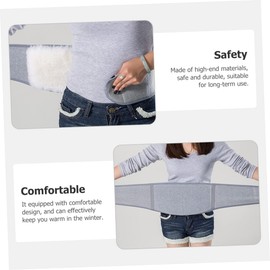 Healeved 1pc Household Wool Kidney Belt for Men and Women Winter Waist Support Wear-resistant Design for Sports and Outdoor Activities Warmth Accessory