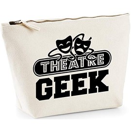 Hippowarehouse Theatre Geek printed make up cosmetic wash bag 18x19x9cm