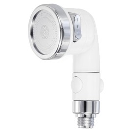 sourcing map 1 Pcs Shampoo Bowl Sprayer Head, Sink Faucet Sprayer Side Control Button Salon Sink Sprayer Replacement Part for Spa Barber Shop Hair Washing Bath, White