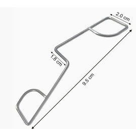 Stainless Steel Fence Plate Clip, Fence clamp Fixing Clip, Fence Panel Fastener, Garden Fence Shock-Absorbing Tool
