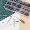 Keadic 128Pcs 16 Sizes Stainless Steel Compression and Extension Springs