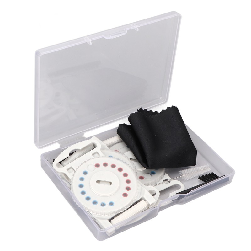 Hearing Amplifier Cleaning Kit Replacement Wax Filters Set with Cloth