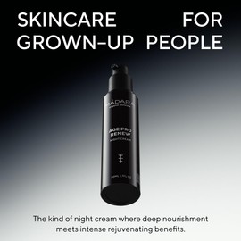 MÁDARA AGE PRO Renew Night Cream 50 ml – Anti‑Aging Nachtcreme & Feuchtigkeitscreme mit Hyaluronsäure – Anti‑Falten Gesichtscreme Hautpflege