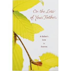 Greeting Card On the Loss of Your Father - Sympathy Death RIP Funeral of Dad