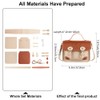 WADORN DIY PU Leather Shoulder Bag Making Set, PU Leather