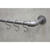 GARDINIA Industrial Home Series S-Hooks for Curtain Rods with Diameter
