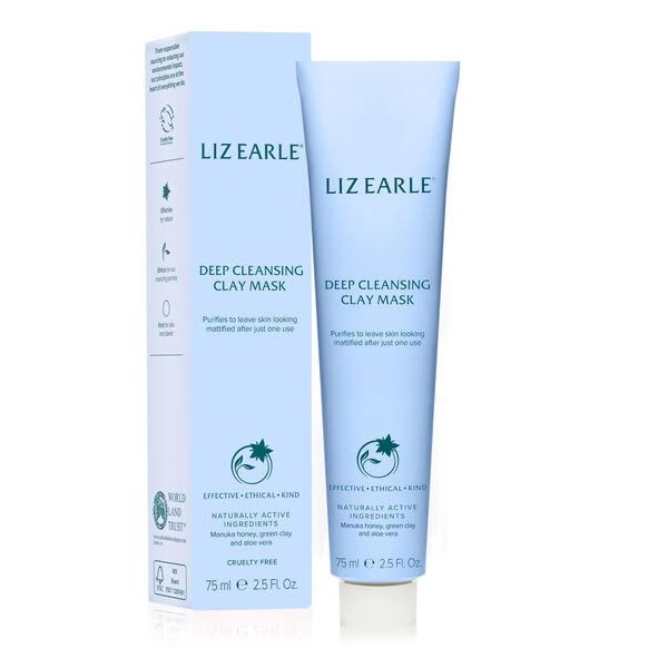 Liz Earle Deep Cleansing Clay Mask 75ml Perfect for oily