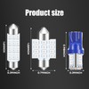 GKmow Pack-24 Car LED Bulb Kit Set, T10 31 mm