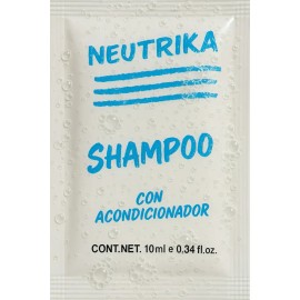 Amenidades Hoteleras Shampoo Sachet Sobre 10ml - 300 Pzas.