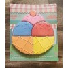 Design Group Ice Cream 6-Piece Puzzle Chalk Set New