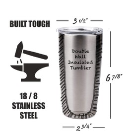 Shih Tzu SERENGETI 16 Oz. Stainless Steel, Vacuum Insulated Tumbler with Spill Proof Lid - 3D Print - Insulated Travel mug for Hot or Cold Drinks (Shih Tzu Tumbler)