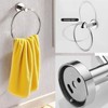 Stainless Steel Toilet Roll & Towel Holder Set – Wall-Mounted