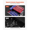 Magnetic Socket Organizer Set 8PCS Socket Trays Blue & Red