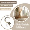 4 PCS Curtain Tie Backs Hooks Vintage Metal Curtain Holdbacks