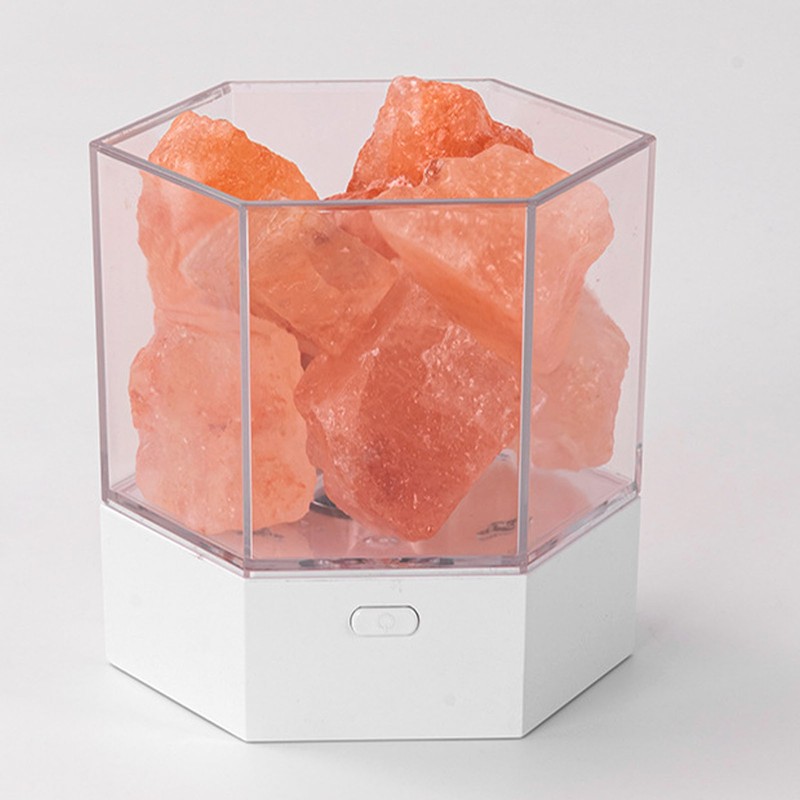 Himalayan Salt Lamp LED RGB Dimmable USB Decorative Essential Oil