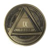 MYRECOVERYSTORE AA Coin with Roman Numeral Alcoholics Anonymous (1-60 Years)