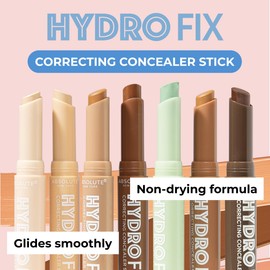 Absolute New York Hydro Fix Correcter and Concealer, Multipurpose Buildable Medium Coverage, Concealing, Highlighting and Contouring (MFHC03 Cool Beige)