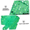 FUNOMOCYA 1set St Patrick's Day Sequin Bowknot Hairbands Hair Accessories