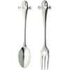 Nagao Ciao Coffee Spoon Tea Fork, Set of 2, Made