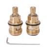 Rangemaster Quadrant Contemporary Kitchen Tap Replacement Valve Pair Cartridges Spares