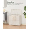 SETVSON Laundry Hamper with Lid Laundry Basket 132 L (35
