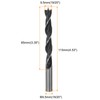 sourcing map 3pcs Brad Point Drill Bits 9.5mm(3/8") Dia Straight