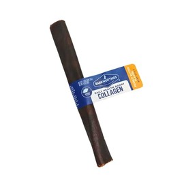 Barkworthies 6" Peanut Butter Flavor Beef Collagen Sticks for Dogs - Healthy Long Lasting Bully Stick Alternative - High Protein Low Fat Dog Treats - 1 Pack