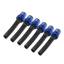 AnXin Motorcycle Gas Cap Air Vent Hose 6 PCS Fuel Oil Tank Valve Tube Breather CNC Universal for 50-450cc YZ YZF TTR PW DRZ YFZ ATV Dirt Pit Bike Quad Blue