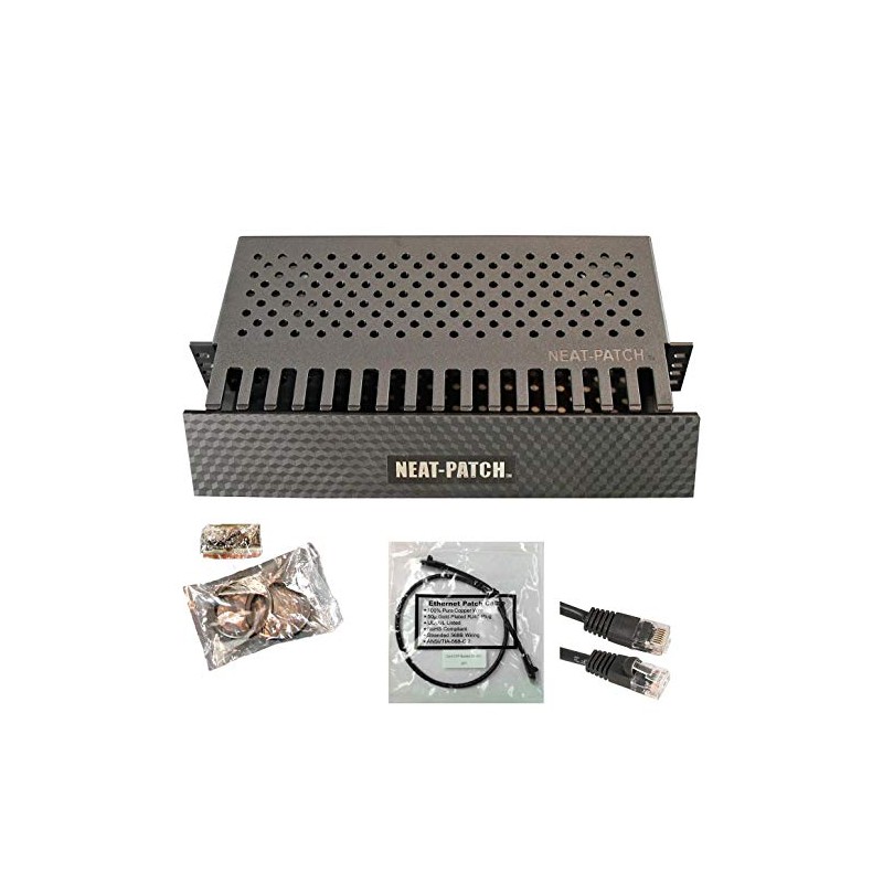 Neat Patch 2U Cable Management Kit - 1 Pack w/