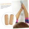 Outanaya 2Pcs Dual Sided Fingernail Brush Portable Nail Cleaning Tools