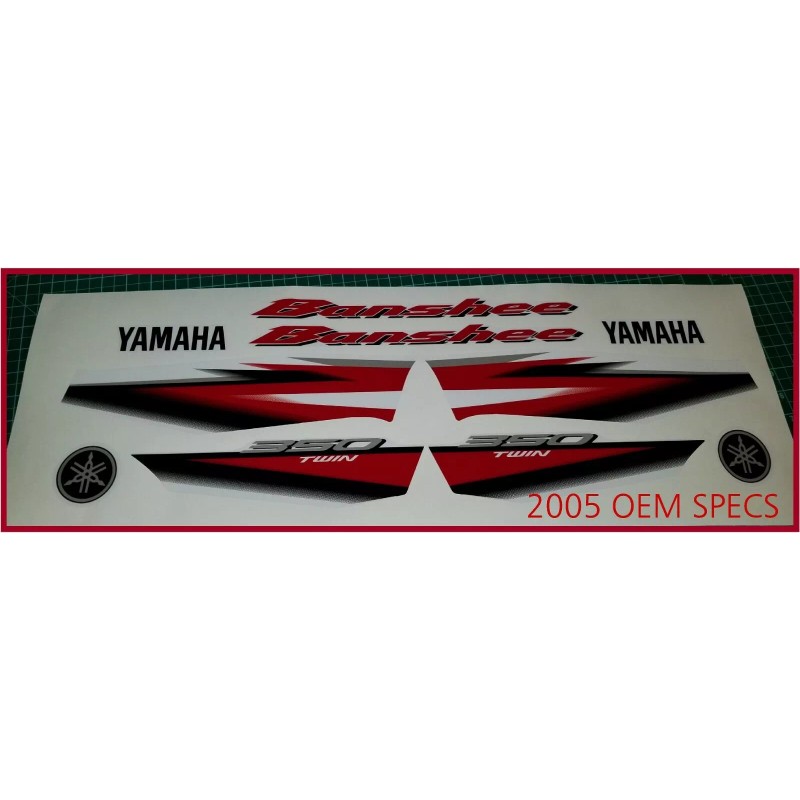 banshee 2005 yamaha banshee full graphics kit decals stickers OEM