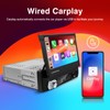 Single-Din-Touchscreen-Radio,Carplay&Android Auto,Car-Stereo-with Backup Camera Bluetooth/FM/RDS Radio/Type-C/USB/SD/MP4/MP5 Player EZoneTronics