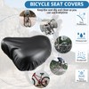 Bicycle Seat Waterproof Sunproof Dustproof Protective Cover Washable Seat Cover