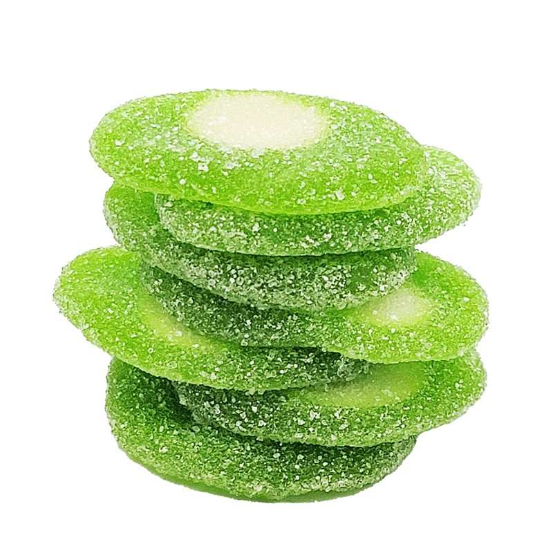 Fruidles Sour Kiwi Slices, Soft Chewy Gummy Candy, Fat-Free (4.4