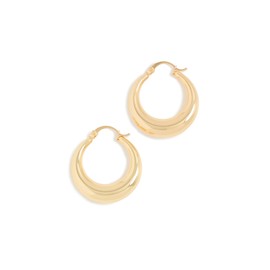 SHASHI Women's St. Germain Hoops, Gold, One Size