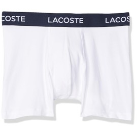 Lacoste Men's Cotton Stretch Essentials Boxer Briefs, 7-pack, Black With Black Waistbands, 3X-Large
