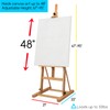 MEEDEN Art Painting Easel - Solid Beechwood H-Frame Studio Easel