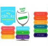 Clingks 12 Drink Markers - HAPPY HOUR - Fun Alternative