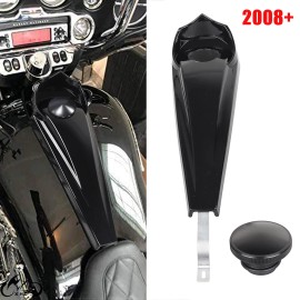 Dose not apply Dash Fuel Console Gas Tank Cap Cover For Harley Touring Street Glide FLHX 08-UP