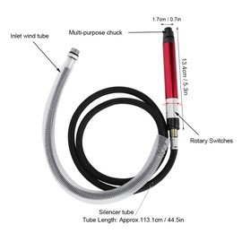 Pneumatic Grinder Set, Air Random Orbital Palm Sander Powered Wet Orbital Air Palm Sander Pneumatic Portable Pencil Grinder Air Wind Pen 90i/min