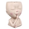 Face Flower Pot Head Planter Pot Cute Resin Succulent Planter