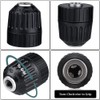 Bestgle 0.8-10mm Capacity Keyless Drill Chuck Adapter 3/8-24UNF Thread Quick