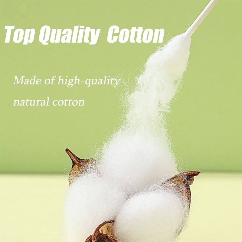 160pcs Safety Cotton Swabs with Large Tips for Newborn, Babies,Infants,