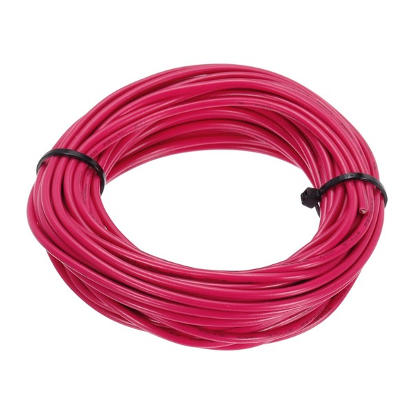sourcing map 18AWG Wire 18 Gauge Stranded Wire PVC Hookup Wire, Electrical Wire UL1007 Tinned Copper Wire 7.5m/25ft Red for Internal Connecting Wire
