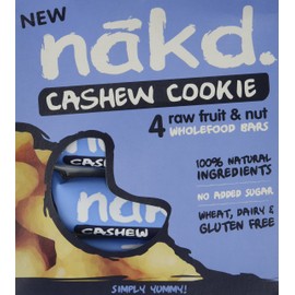 Nakd Bars Cashew Cookie 4 x 35 g (Pack of 3, Total 12 Bars)