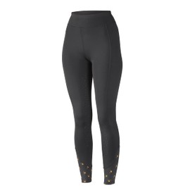 Aubrion Shires Ladies Porter Winter Riding Tights Jet Black Medium