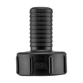 Connector/Adaptor/hosetail IBC Storage Tank Outlet Fitting s60x6 coarse thread-32mm Hose Barb (1.25" Barb (32mm))