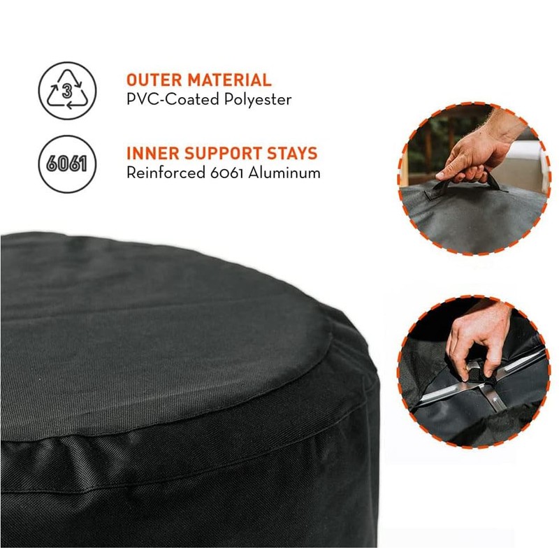 Solo Stove Yukon Shelter - Weather-Resistant Round Cover for Solo