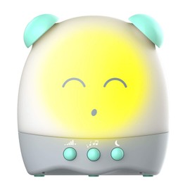 Tiny Boo Sleep Trainer Gentle Melodies, Children's Light Display, Digital Snooze Function, Music Alarm Clock for Toddlers