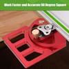 Poiyham Adjustable Angle Track Saw Square, Guide Rail Square with